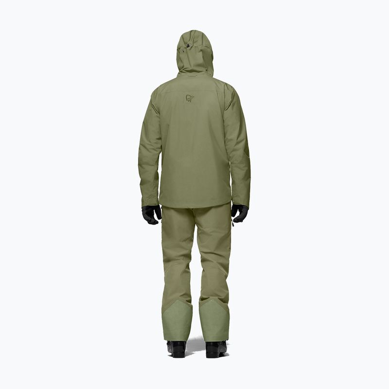 Kurtka narciarska męska NORRONA Lofoten Gore-Tex Insulated deep lichen green 3
