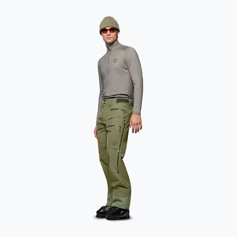 Spodnie narciarskie męskie Norrona Lofoten Gore-Tex Insulated deep lichen green 4