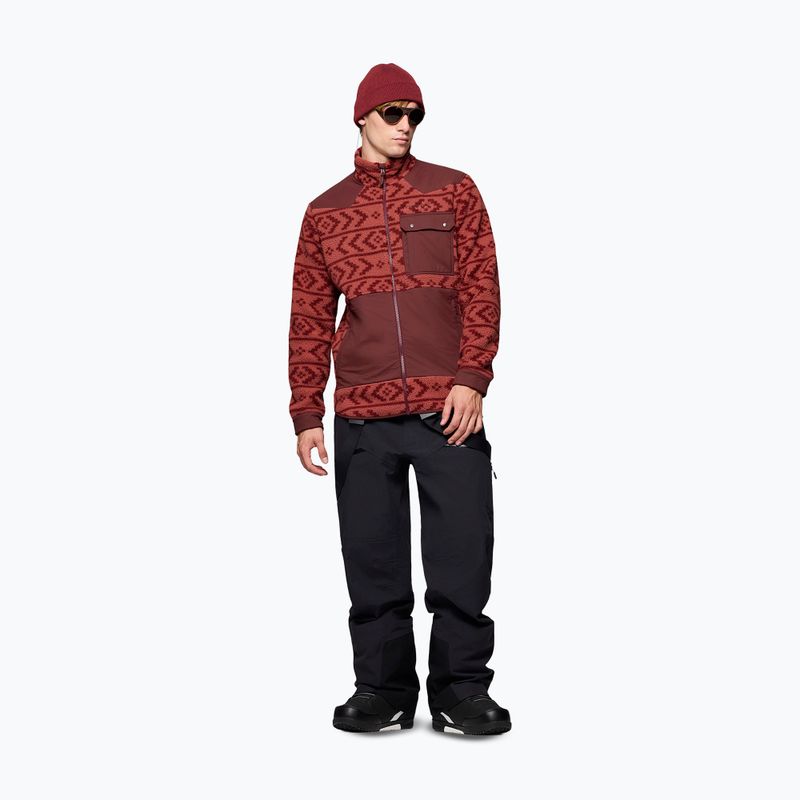 Bluza polarowa męska Norrona Tamok Warm3 cowhide/port 2