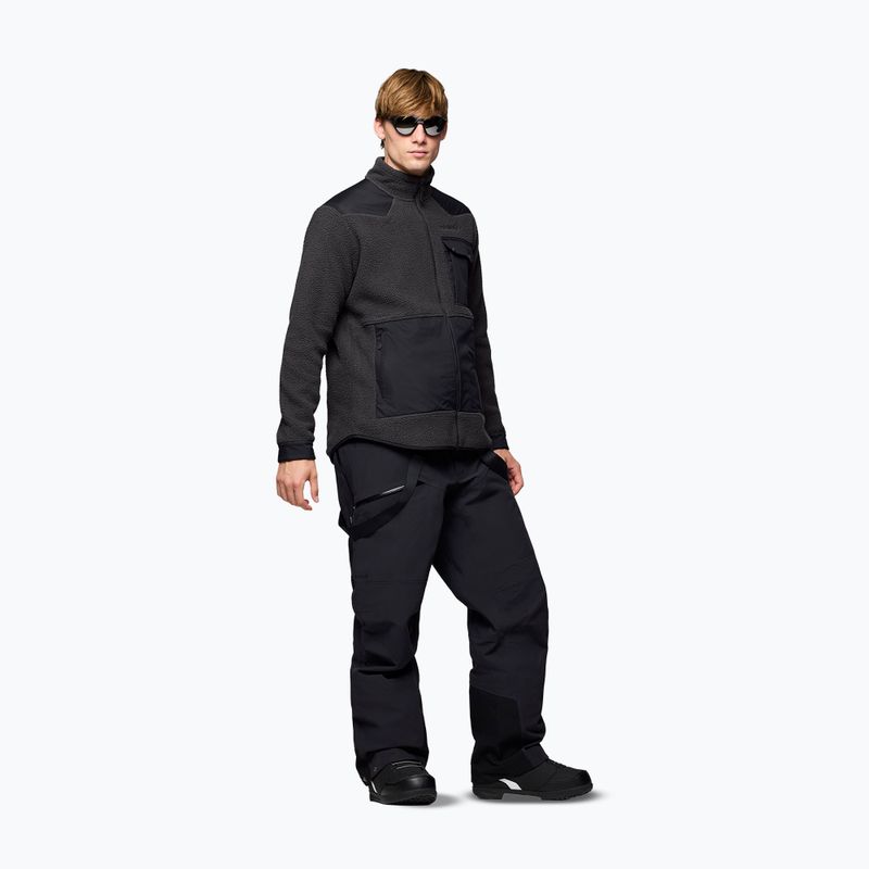 Bluza polarowa męska Norrona Tamok Warm3 phantom/caviar black 2