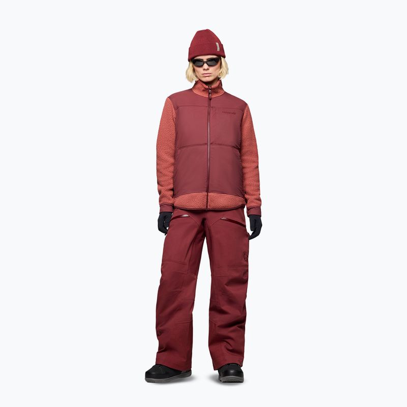 Bluza polarowa męska Norrona Tamok Warm3 cowhide/port 2