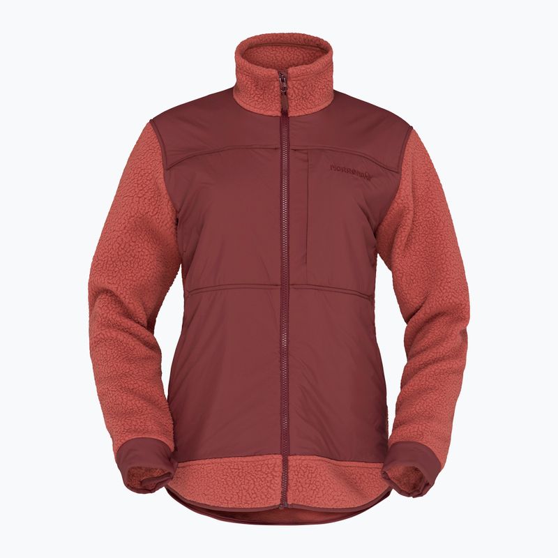 Bluza polarowa męska Norrona Tamok Warm3 cowhide/port 5