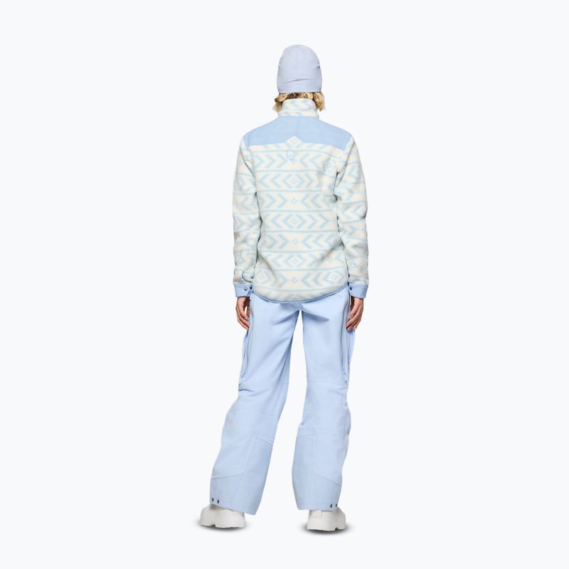 Bluza polarowa męska Norrona Tamok Warm3 whisper white/cashmere blue 3
