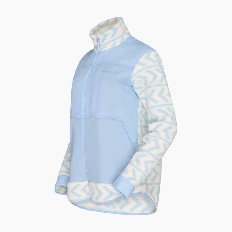 Bluza polarowa męska Norrona Tamok Warm3 whisper white/cashmere blue 6