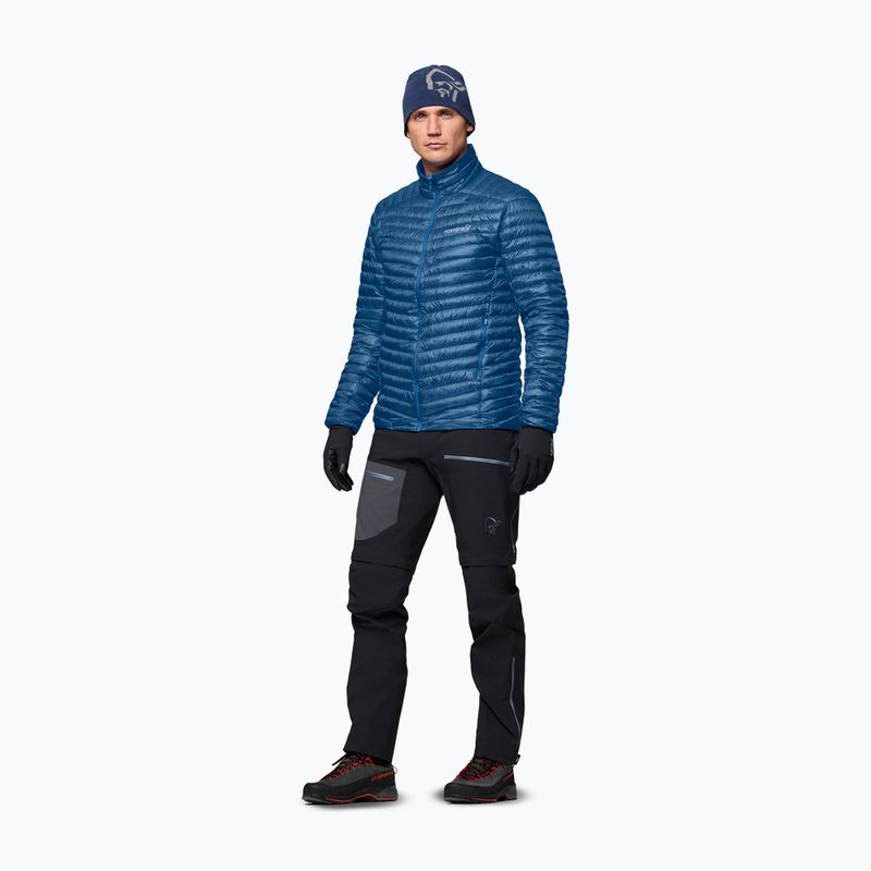 Kurtka puchowa męska NORRONA Trollveggen Down800 Super Light dark blue 2
