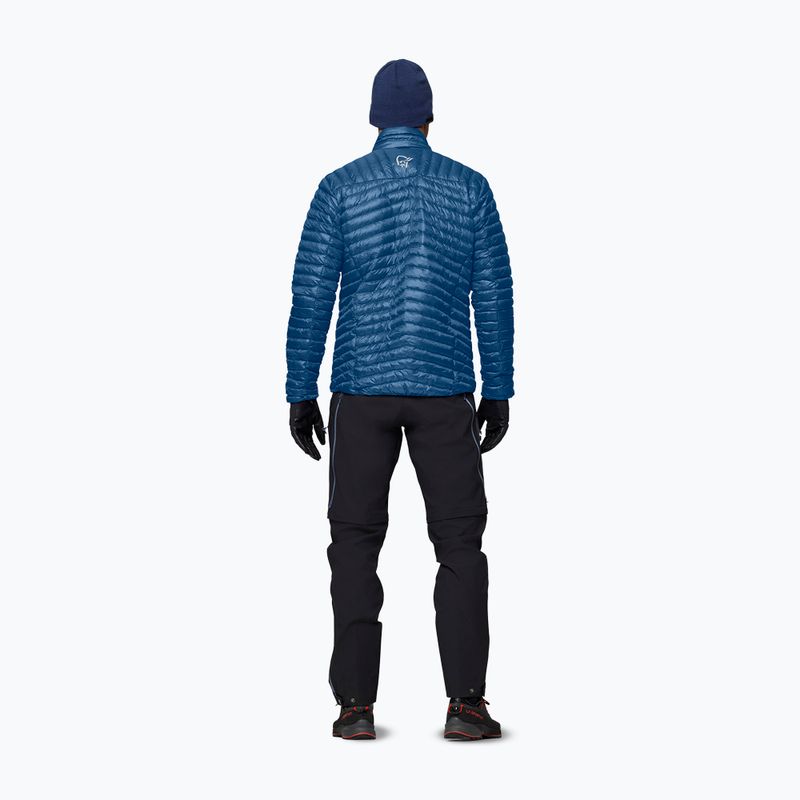 Kurtka puchowa męska NORRONA Trollveggen Down800 Super Light dark blue 3