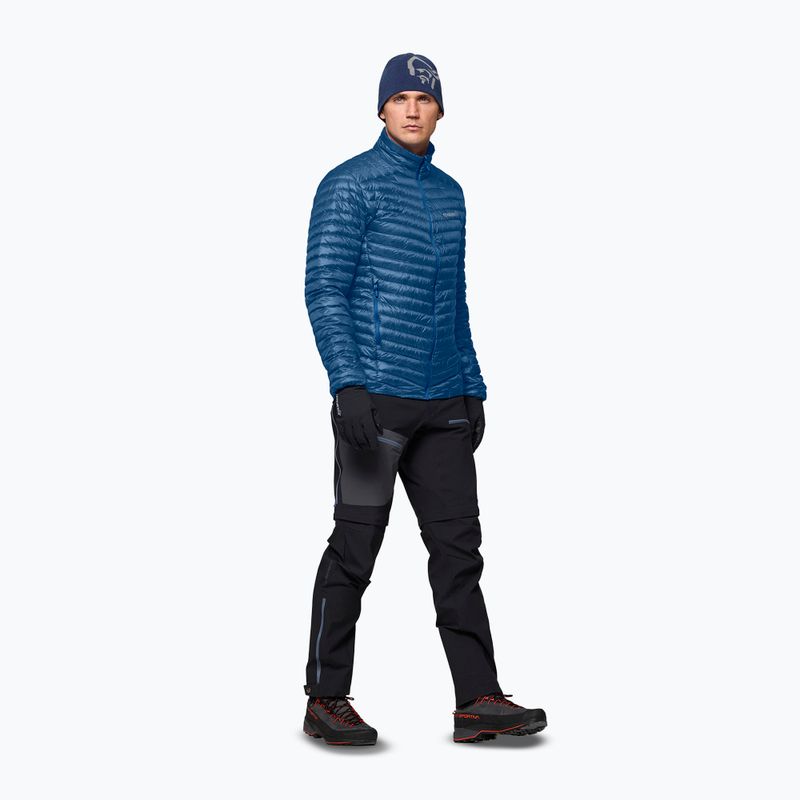 Kurtka puchowa męska NORRONA Trollveggen Down800 Super Light dark blue 4