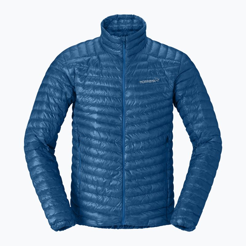 Kurtka puchowa męska NORRONA Trollveggen Down800 Super Light dark blue 5