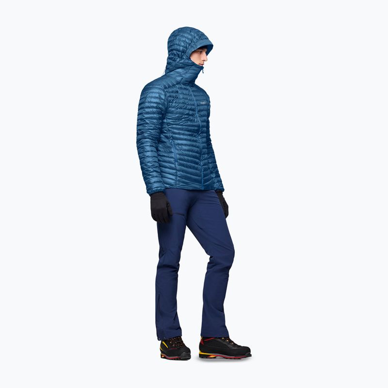 Kurtka puchowa męska Norrona Trollveggen Down800 Super Light Hood dark blue 4