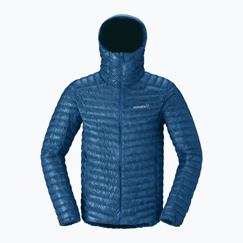 Kurtka puchowa męska Norrona Trollveggen Down800 Super Light Hood dark blue 5