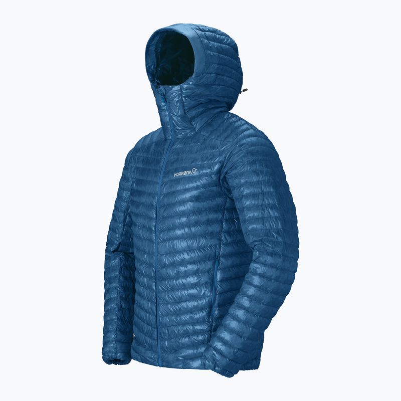 Kurtka puchowa męska Norrona Trollveggen Down800 Super Light Hood dark blue 7