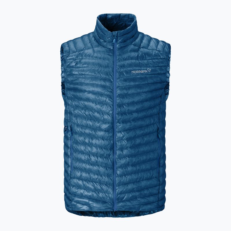 Bezrękawnik NORRONA Trollveggen Down800 Super Light dark blue 4