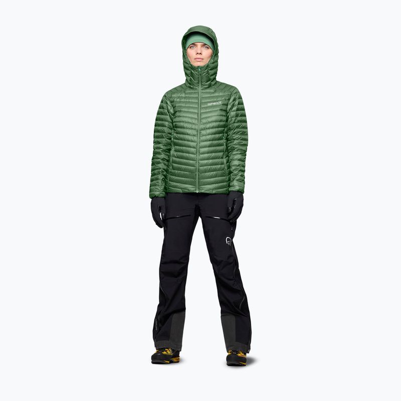Kurtka puchowa damska Norrona Trollveggen Down800 Super Light Hood Dark Ivy 2