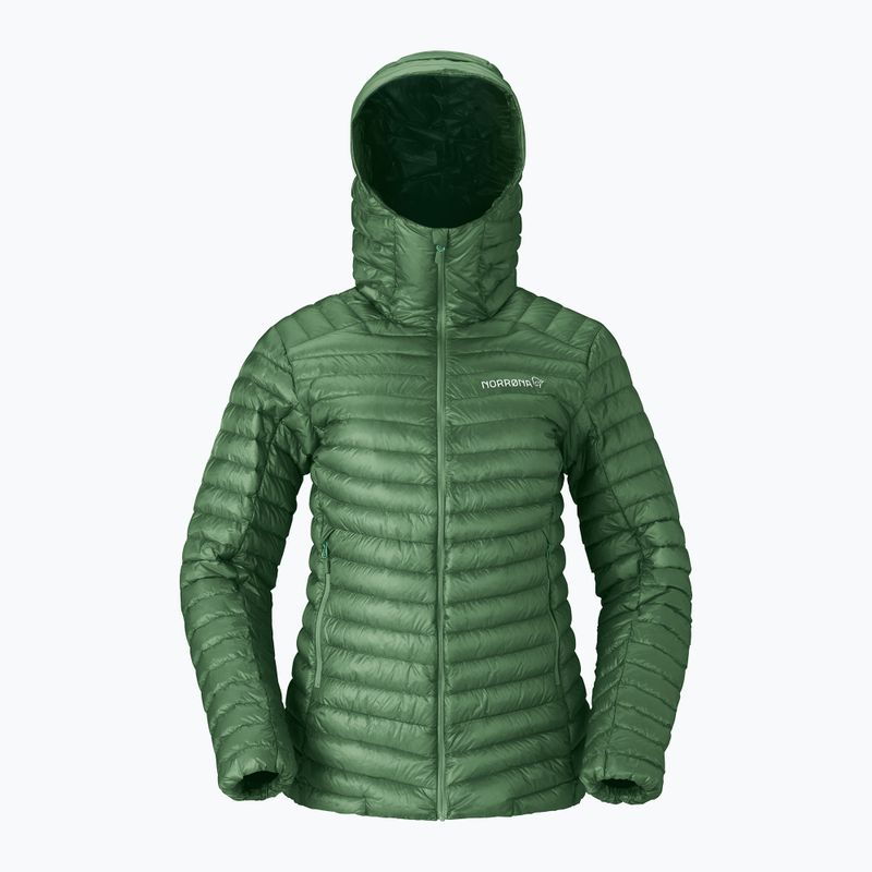 Kurtka puchowa damska Norrona Trollveggen Down800 Super Light Hood Dark Ivy 5