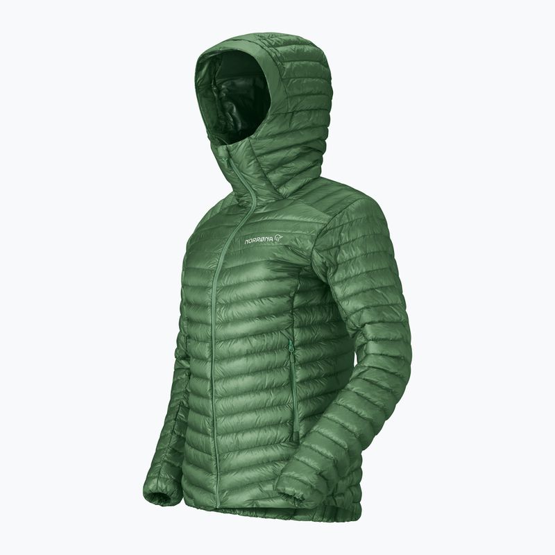 Kurtka puchowa damska Norrona Trollveggen Down800 Super Light Hood Dark Ivy 6