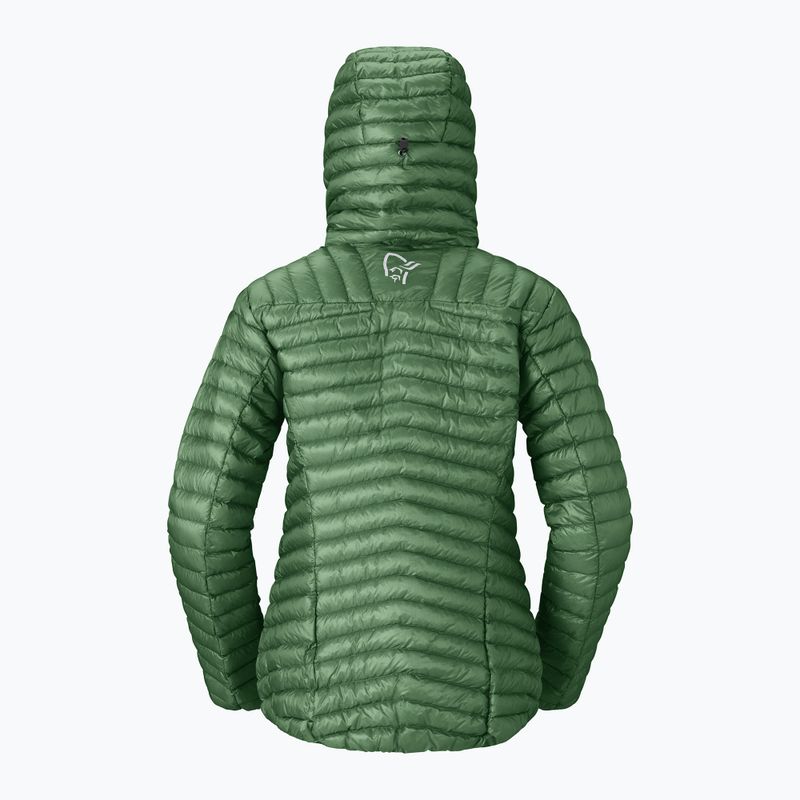 Kurtka puchowa damska Norrona Trollveggen Down800 Super Light Hood Dark Ivy 7