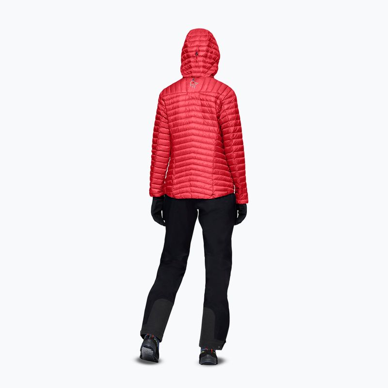 Kurtka puchowa damska Norrona Trollveggen Down800 Super Light Hood Baked Apple 3