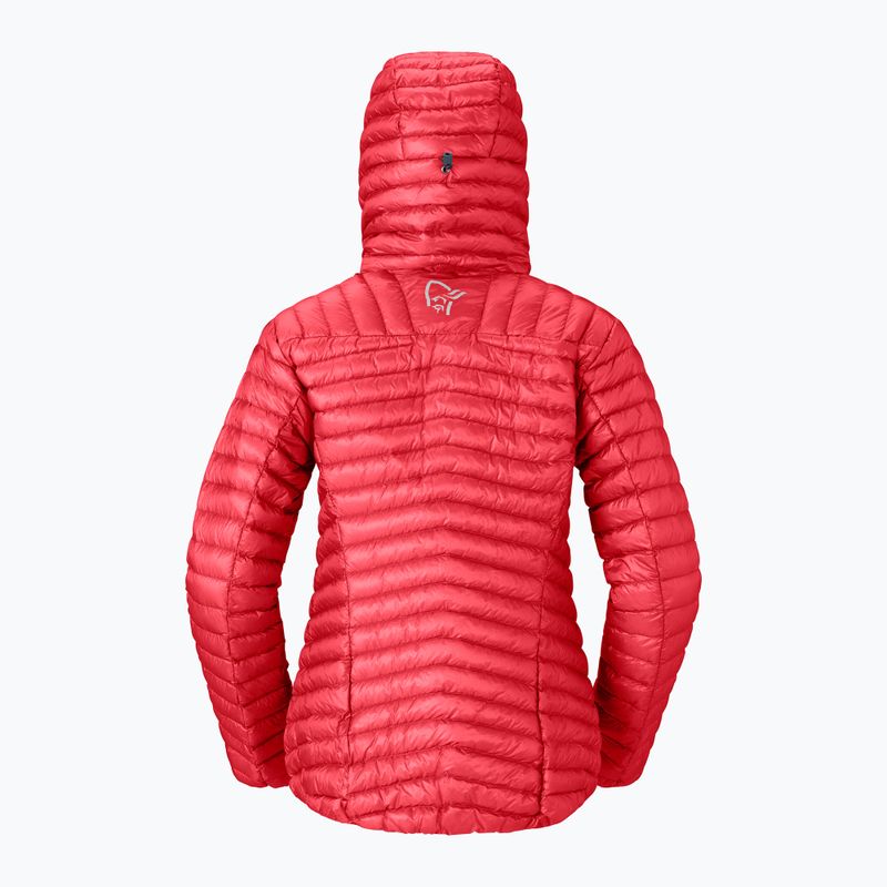 Kurtka puchowa damska Norrona Trollveggen Down800 Super Light Hood Baked Apple 6