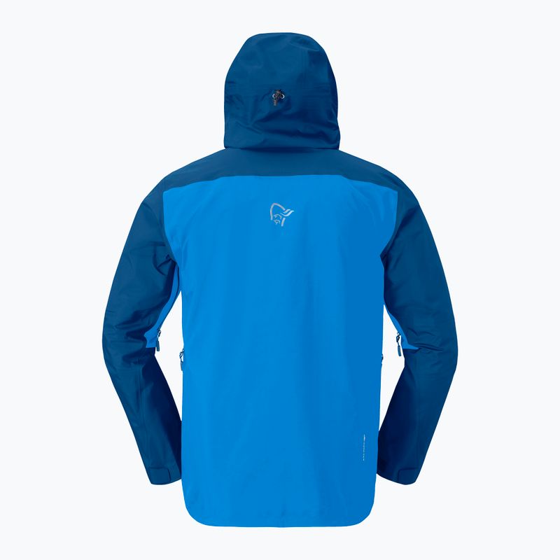 Kurtka przeciwdeszczowa męska NORRONA Falketind Gore-Tex brilliant blue/dark blue 4