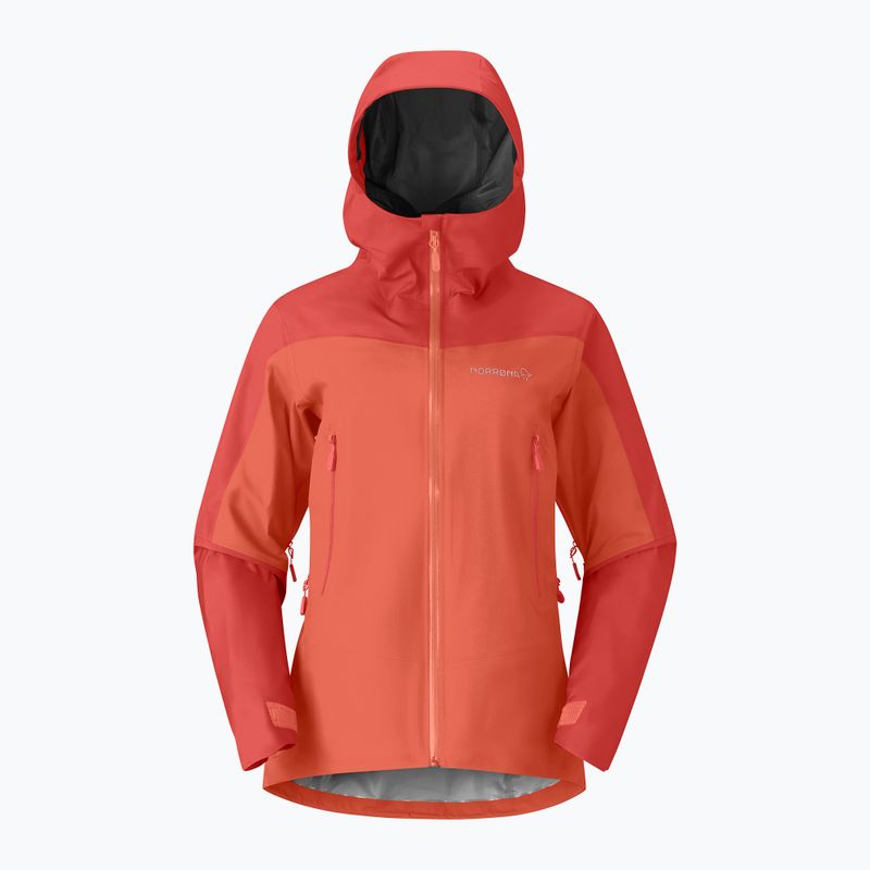 Kurtka przeciwdeszczowa damska NORRONA Falketind Gore-Tex deep sea coral/baked apple 5