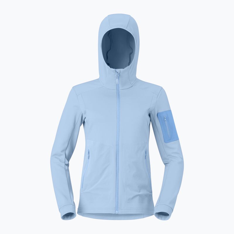 Bluza trekkingowa damska NORRONA Falketind Warm2 Stretch Hood cashmere blue/allure 5