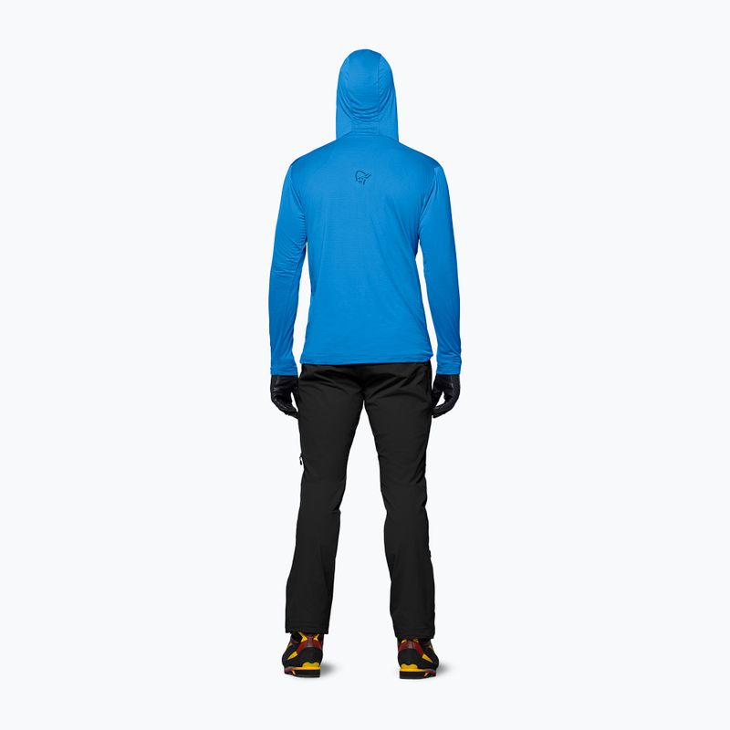 Bluza trekkingowa męska NORRONA Falketind Warm1 Hood brilliant blue/dark blue 3