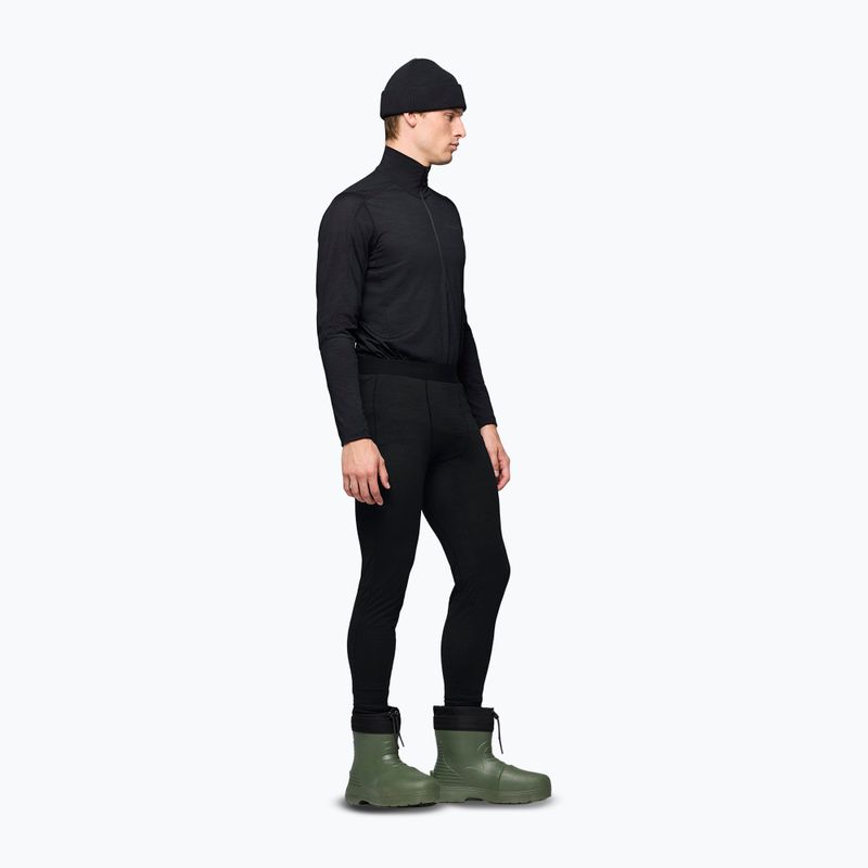 Spodnie termoaktywne męskie NORRONA Falketind Equaliser Ull Long caviar black 2