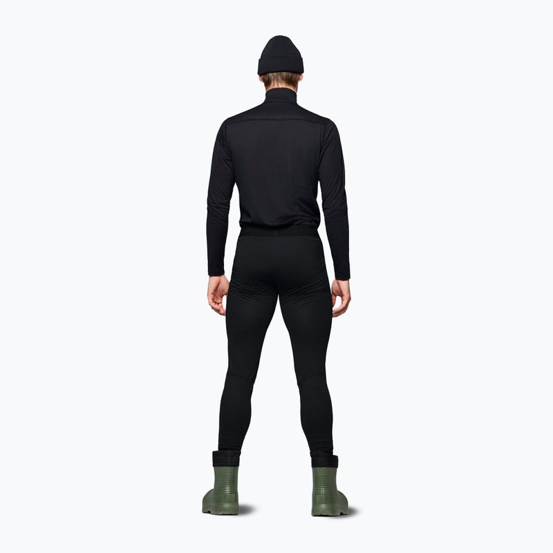 Spodnie termoaktywne męskie NORRONA Falketind Equaliser Ull Long caviar black 3