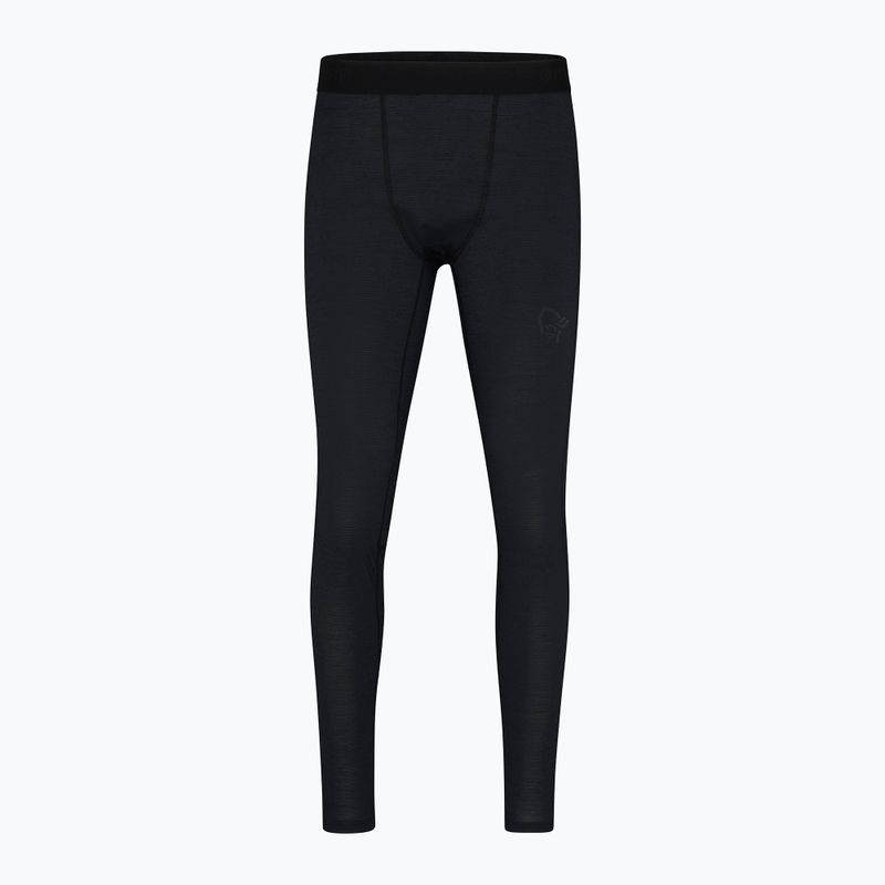 Spodnie termoaktywne męskie NORRONA Falketind Equaliser Ull Long caviar black 5