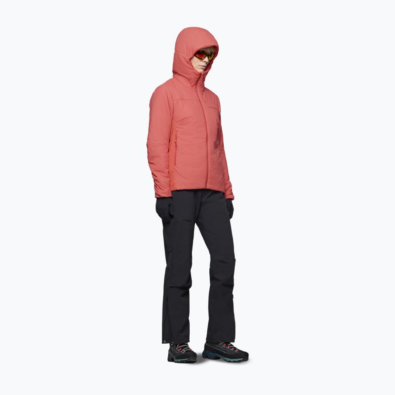 Kurtka ocieplana damska NORRONA Femund Thermo60 Zip Hood deep sea coral 4