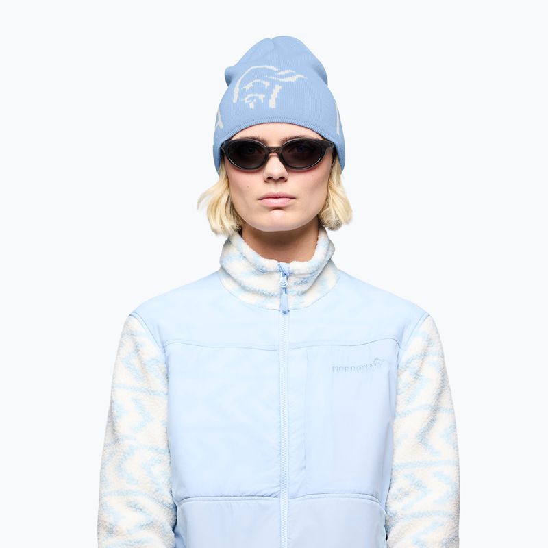 Czapka zimowa NORRONA MerinoUll Logo Beanie allure 2
