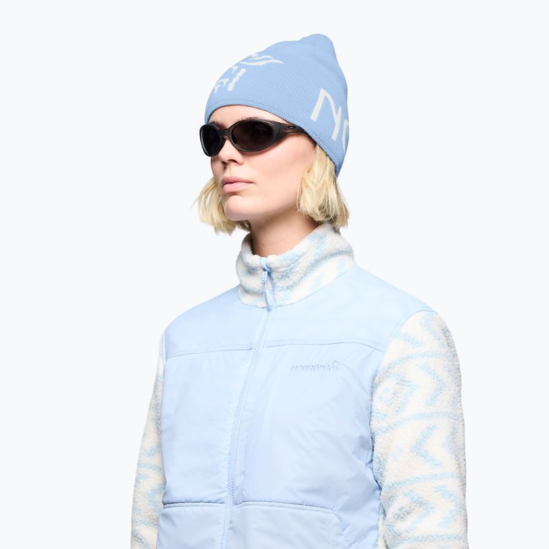Czapka zimowa NORRONA MerinoUll Logo Beanie allure 3