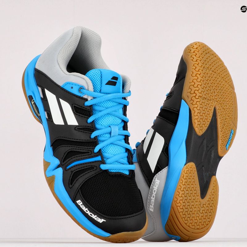 Buty do badmintona męskie Babolat 22 Shadow Team black/blue 10