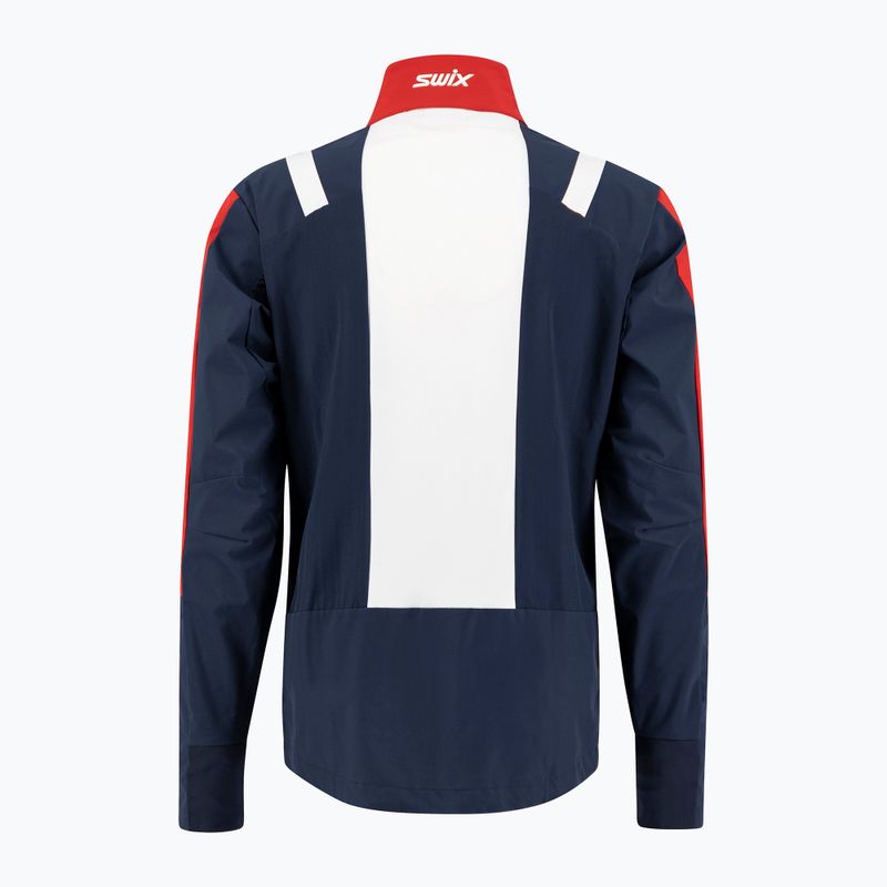 Kurtka softshell męska Swix Infinity dark navy/swix red 5