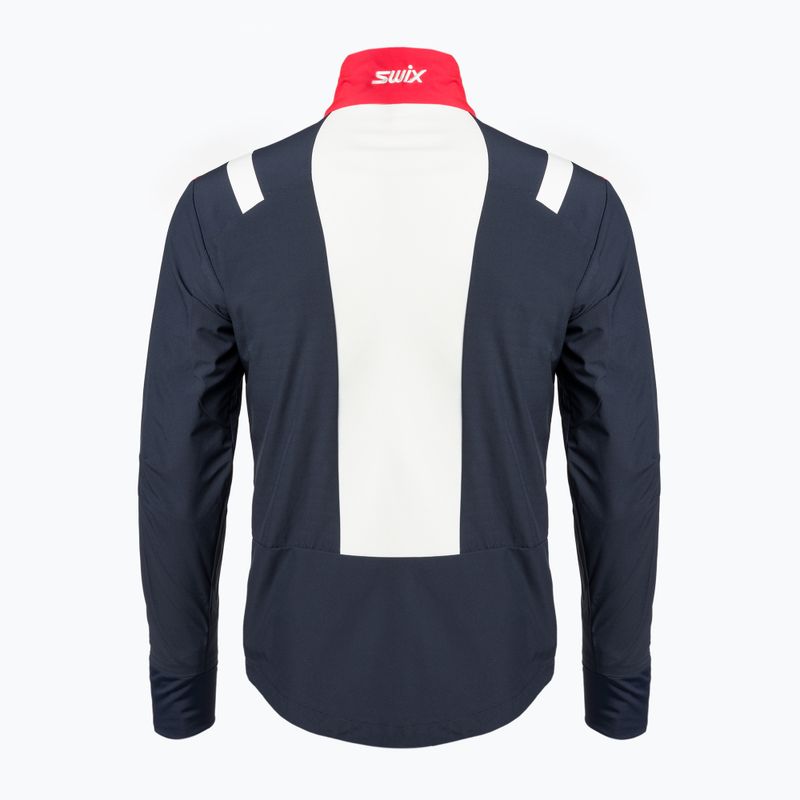 Kurtka softshell męska Swix Infinity dark navy/swix red 2