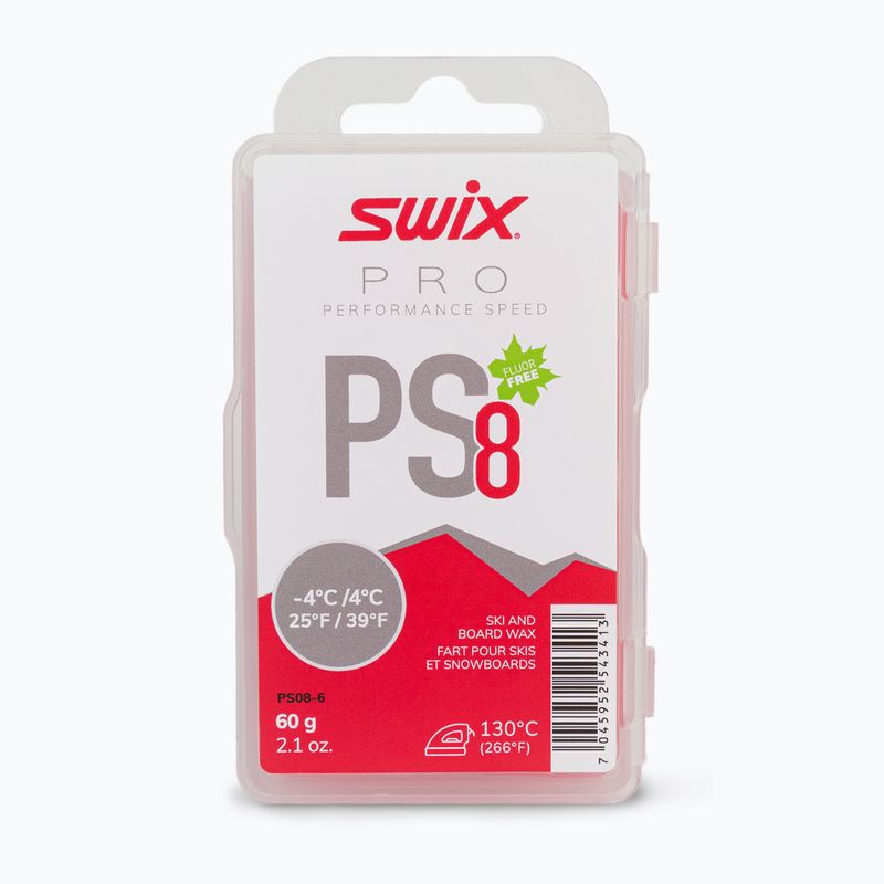 Smar do nart Swix Ps8 Red -4°C/+4°C 60 g red