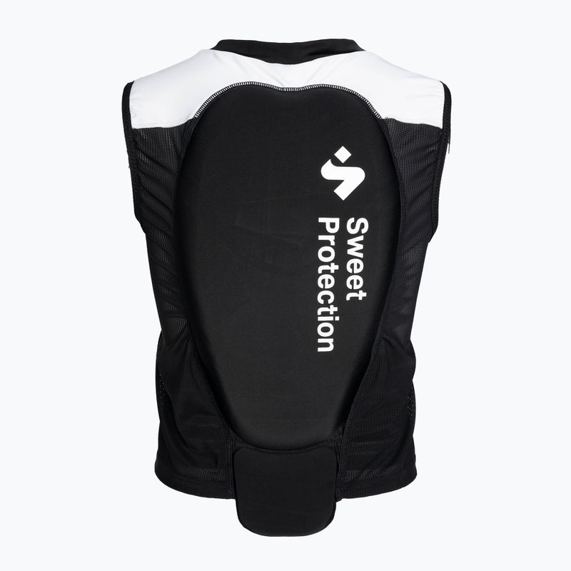 Kamizelka ochronna damska Sweet Protection Back Protector Vest true black/snow white 2