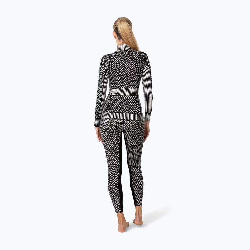 Bluza termoaktywna damska KARI TRAA Smekker Half Zip black 4