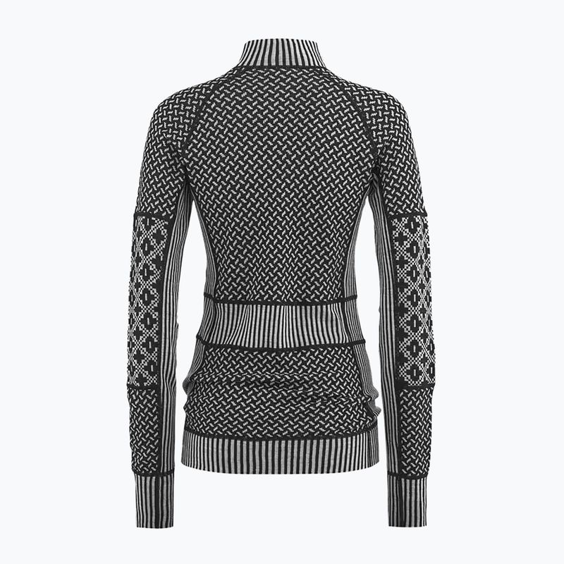 Bluza termoaktywna damska KARI TRAA Smekker Half Zip black 6