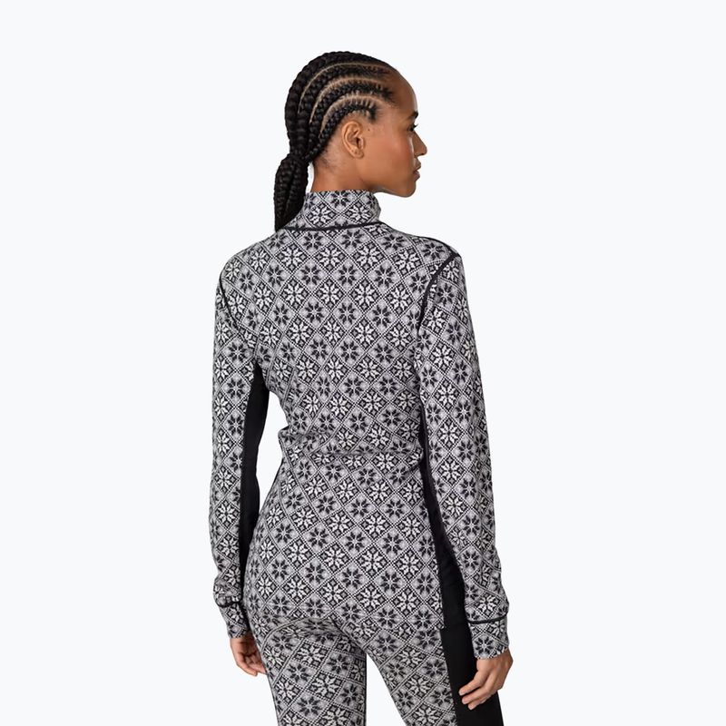 Bluza termoaktywna damska KARI TRAA Rose Half Zip black 3