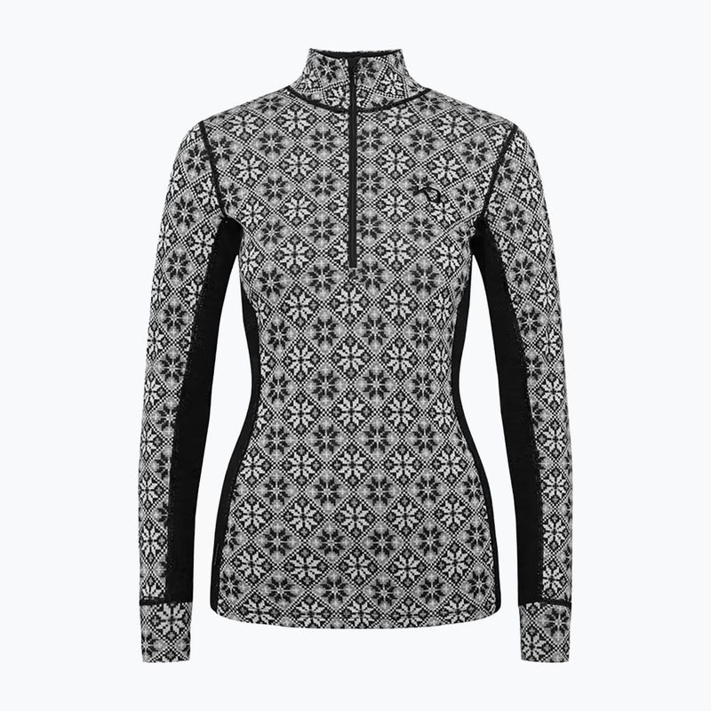 Bluza termoaktywna damska KARI TRAA Rose Half Zip black 4