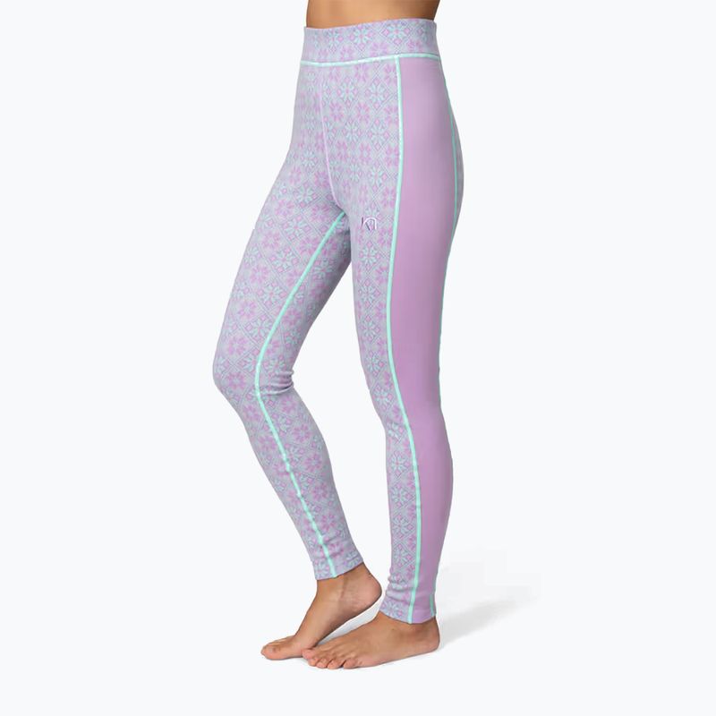 Spodnie termoaktywne damskie KARI TRAA Rose High Waist lily