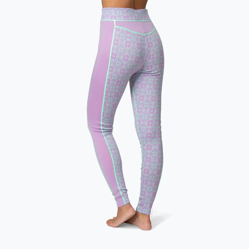 Spodnie termoaktywne damskie KARI TRAA Rose High Waist lily 3