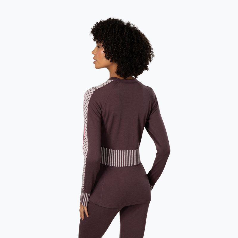 Bluza termoaktywna damska KARI TRAA Ines cocoa powder 2