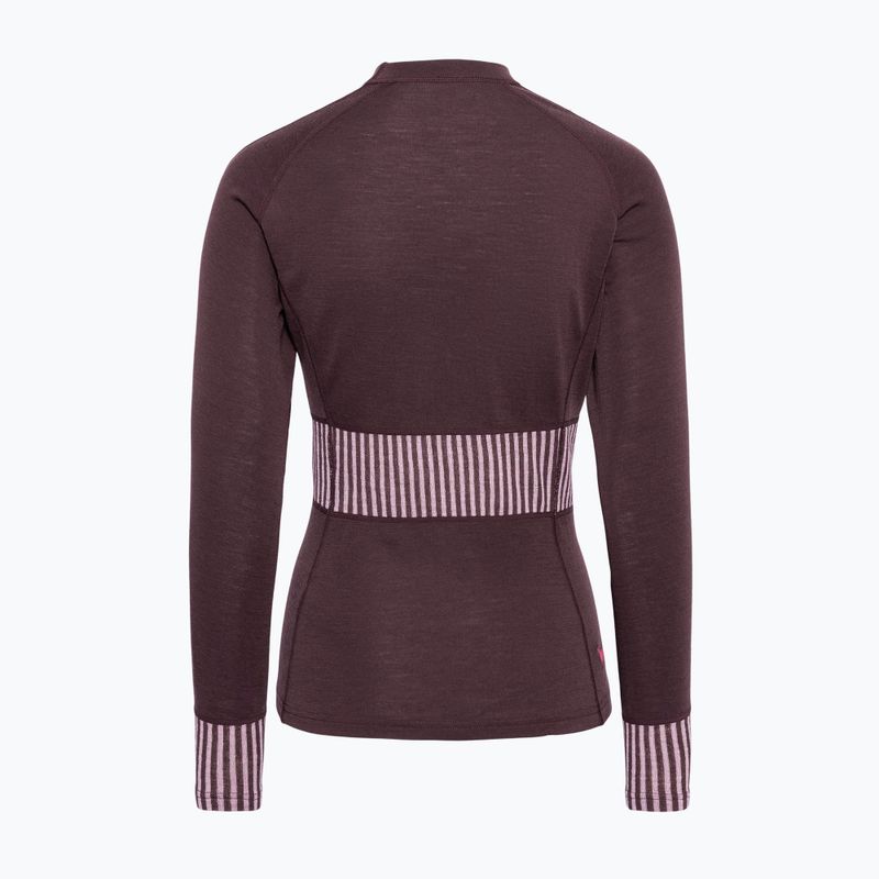 Bluza termoaktywna damska KARI TRAA Ines cocoa powder 4