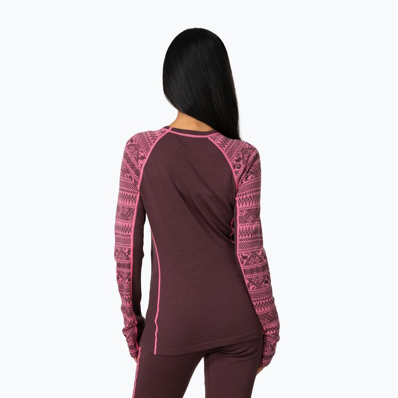 Bluza termoaktywna damska KARI TRAA Tale cocoa powder 3