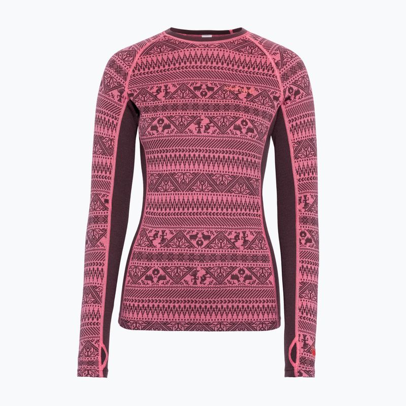 Bluza termoaktywna damska KARI TRAA Tale cocoa powder 4