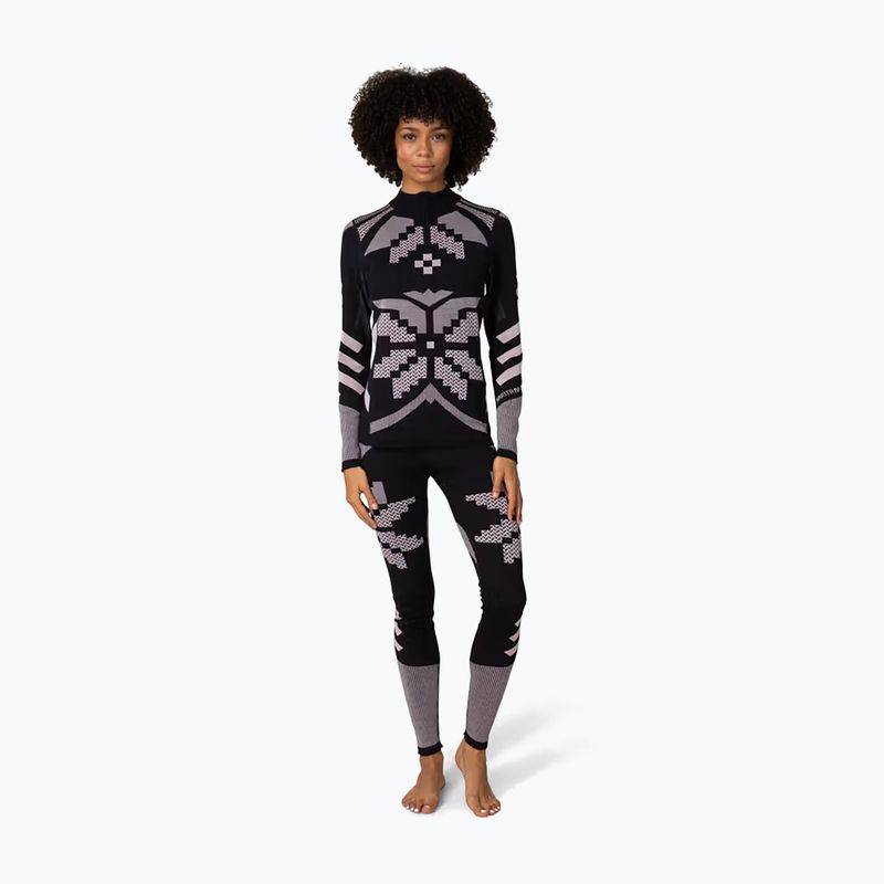 Bluza termoaktywna damska KARI TRAA Faith Half Zip black 2