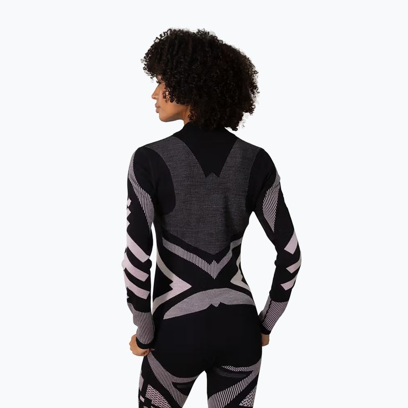 Bluza termoaktywna damska KARI TRAA Faith Half Zip black 3