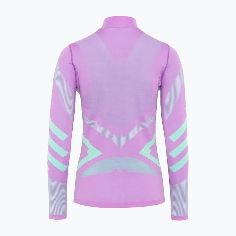 Bluza termoaktywna damska KARI TRAA Faith Half Zip violet 5